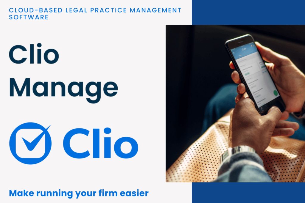 Clio Manage for Law Firms